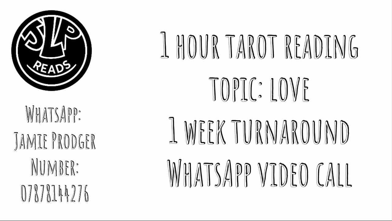 1 Hour Love Reading (WhatsApp Video Call) - JLP READS