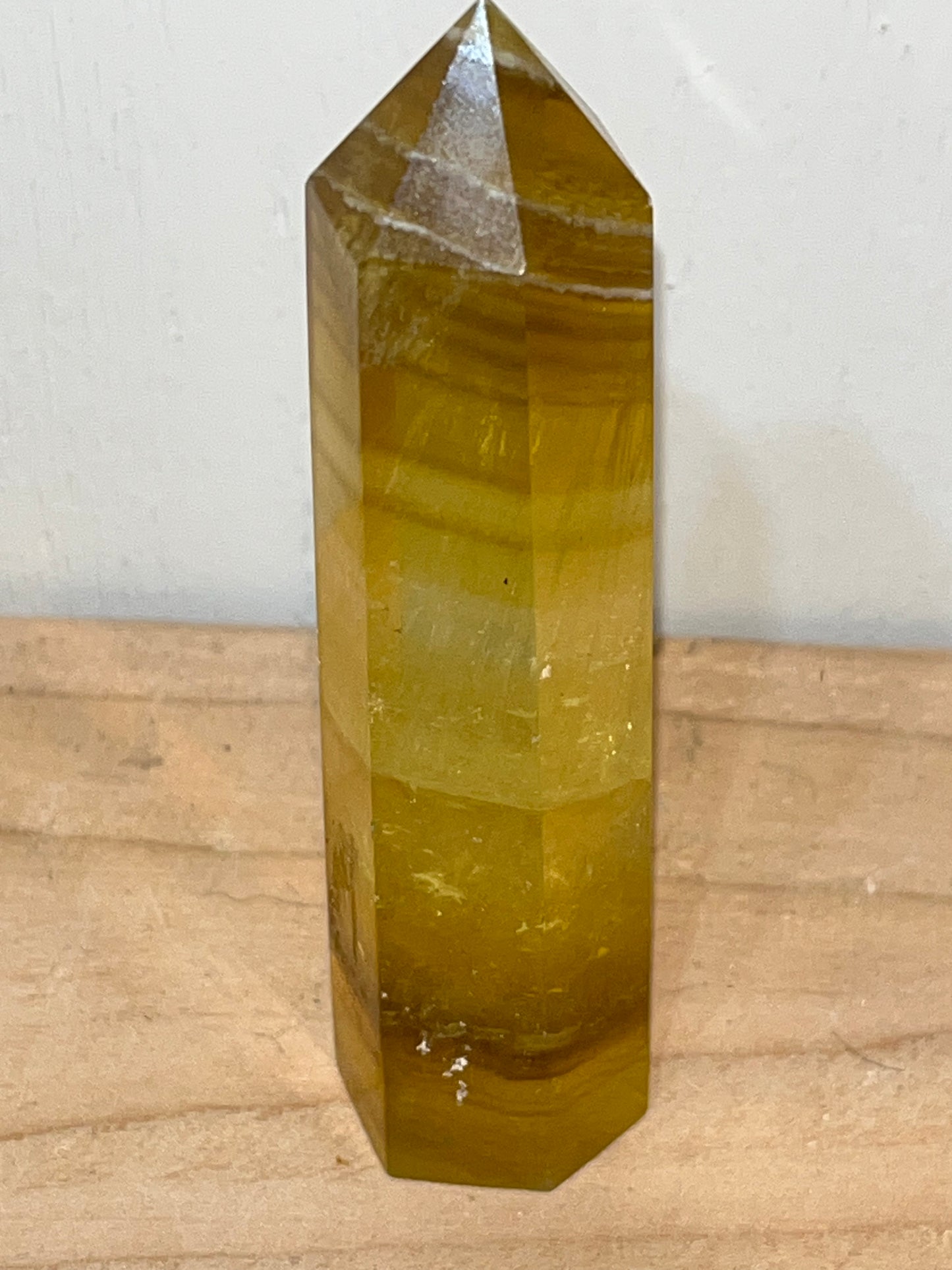 Yellow fluorite tower