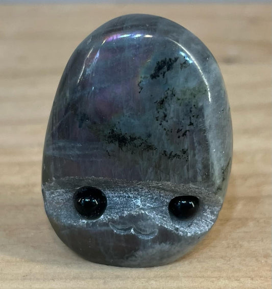 Labradorite crystal pet rock