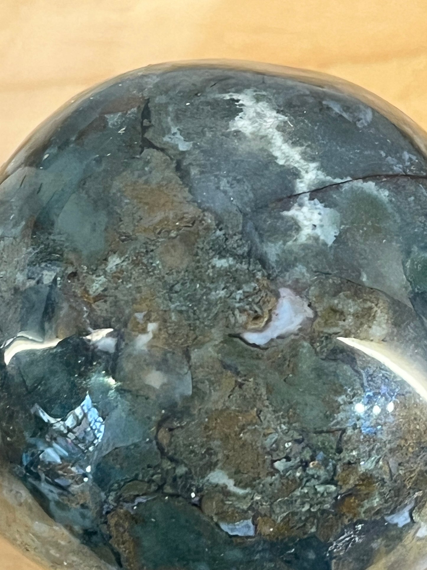 Large ocean Jasper mushroom