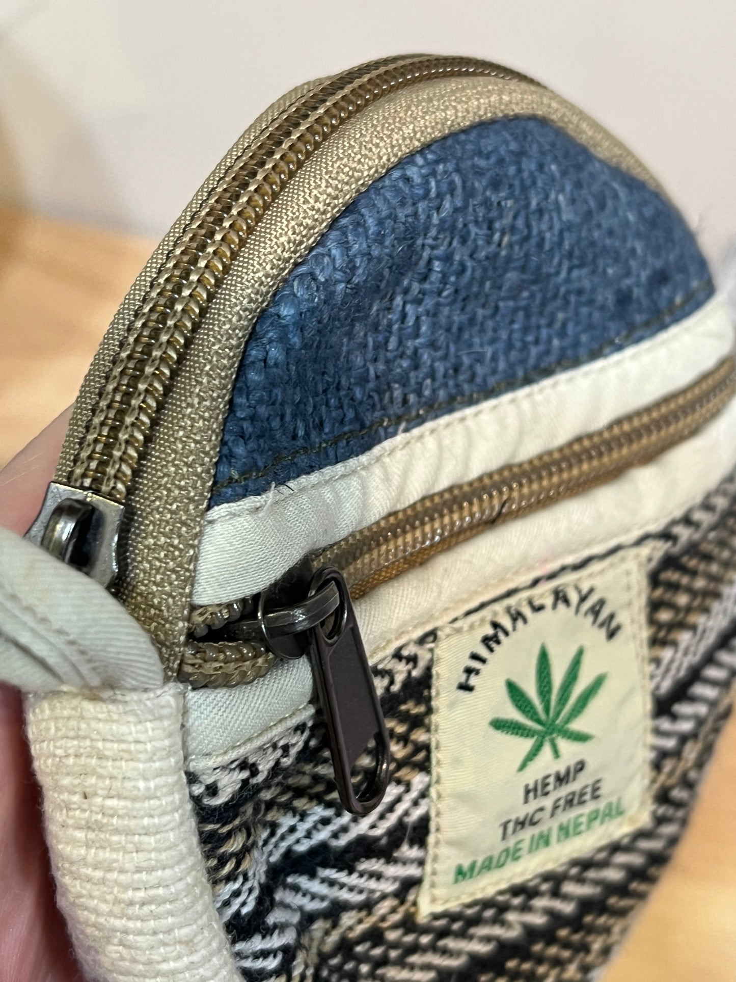 Hemp coin purse