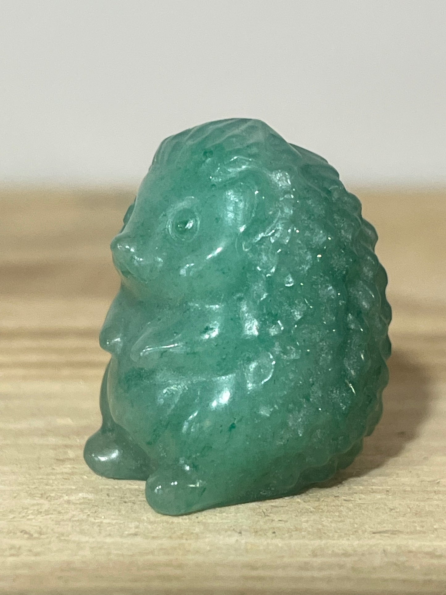 Green Aventurine Hedgehog | Luck & Opportunity | 3cm | 25g 🦔💚✨