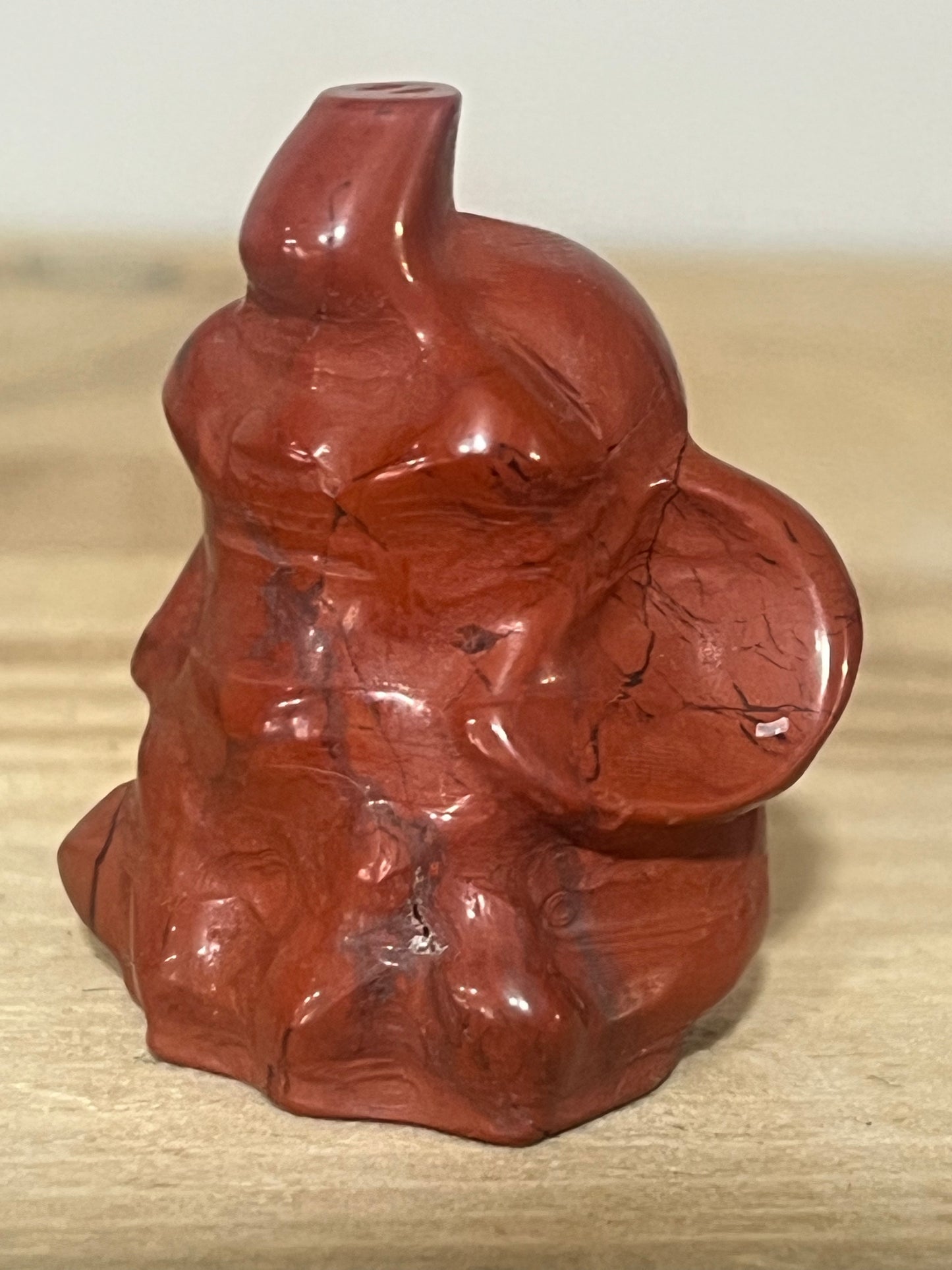 🐘 Red Jasper Elephant Carving
Strength • Stability • Good Fortune