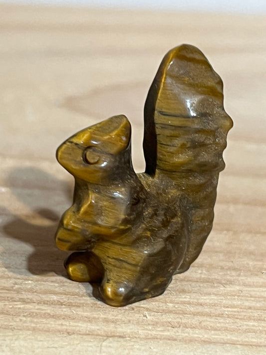 🐿️ Tigers Eye Squirrel | Confidence, Courage & Good Fortune 🐿️