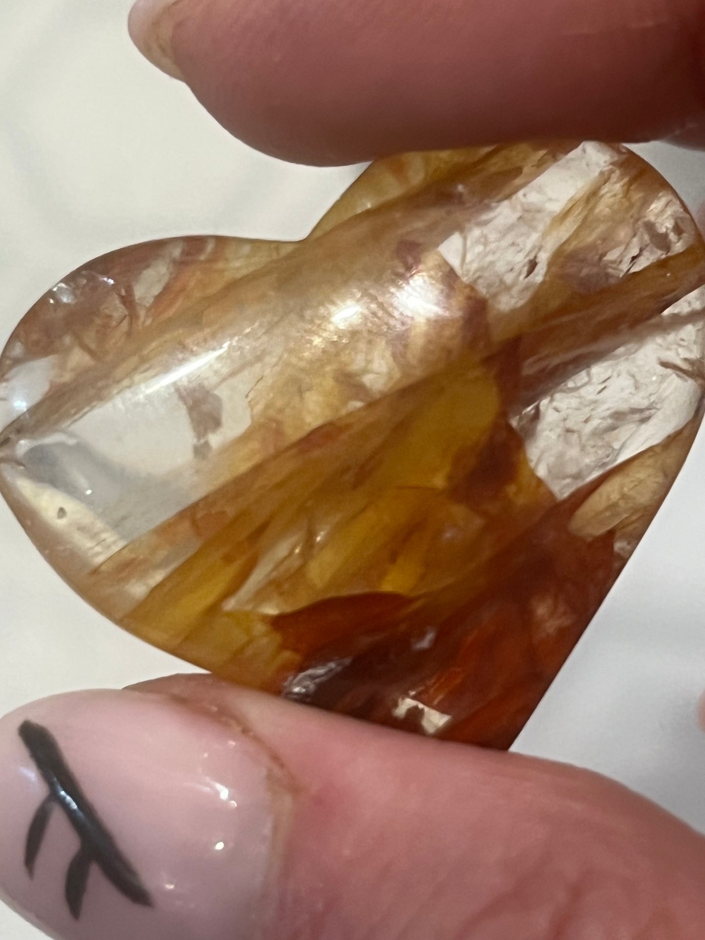 ✨ High Quality Golden Healer Quartz Heart | Healing, Joy & Positive Energy ✨