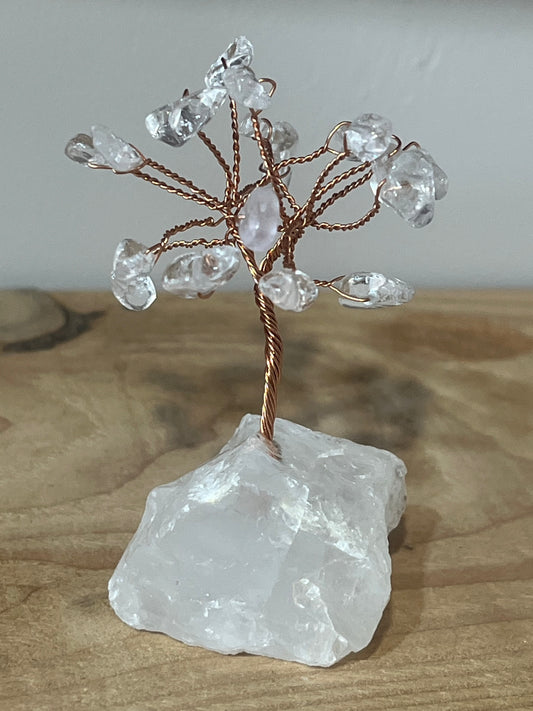 🤍 Clear Quartz Crystal Tree | Clarity, Healing & Positive Energy