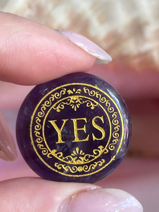 💜 Amethyst Yes / No Decision Stone