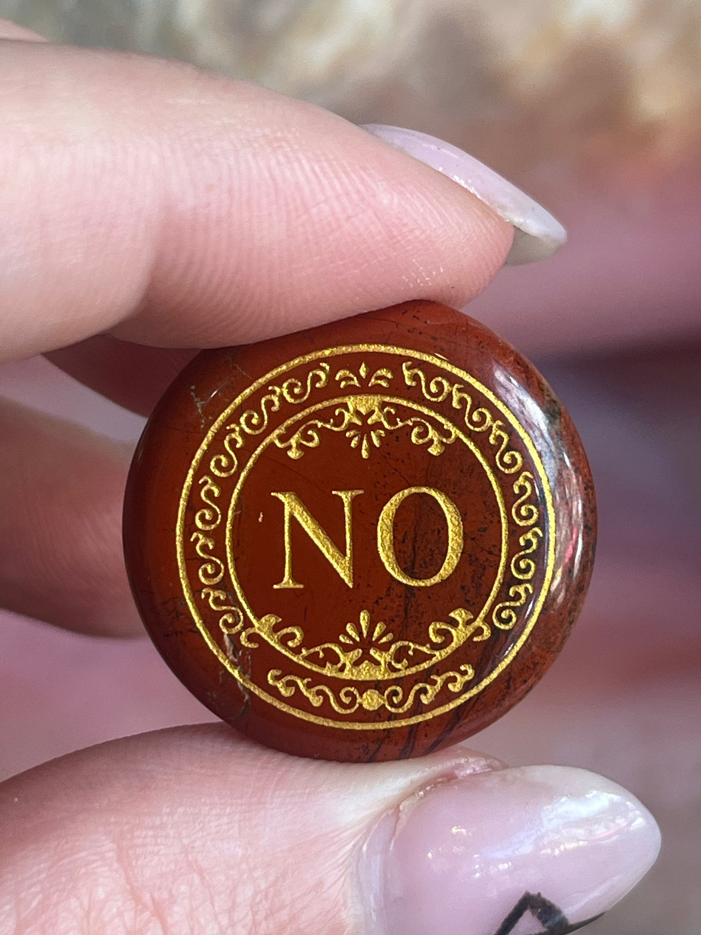 ❤️ Red Jasper Yes / No Decision Stone
