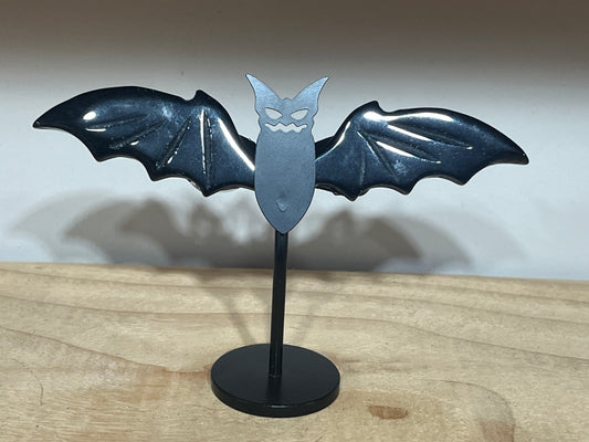 🦇 Obsidian Bat on Stand – Lunar Shadows Collection