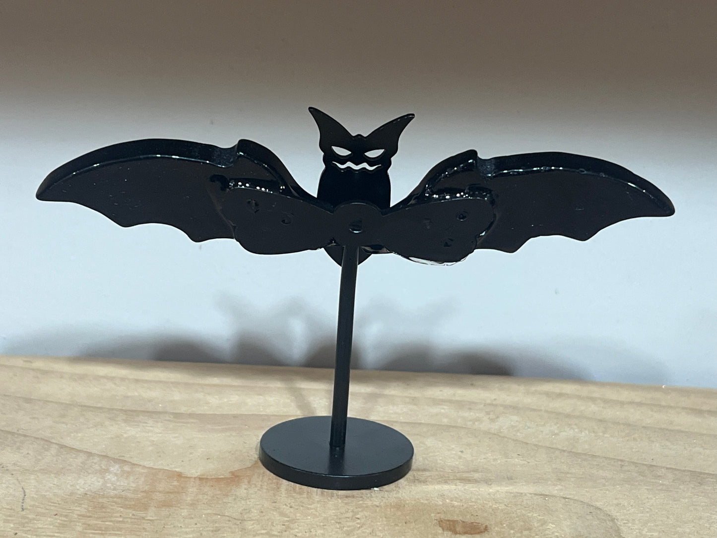 🦇 Obsidian Bat on Stand – Lunar Shadows Collection