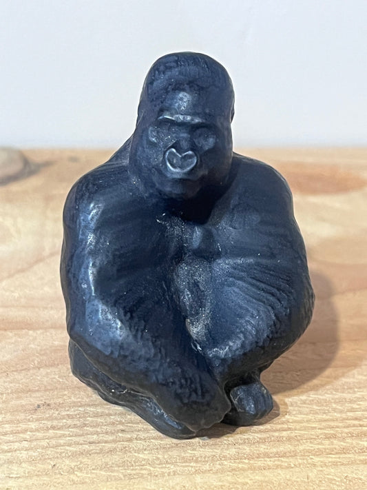 🦍 Black Obsidian Gorilla | Protection • Strength • Grounding