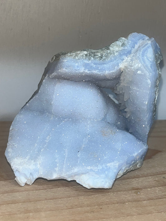 Blue Lace Agate Druzy – Calming, Soothing & Heart Peace (520g)