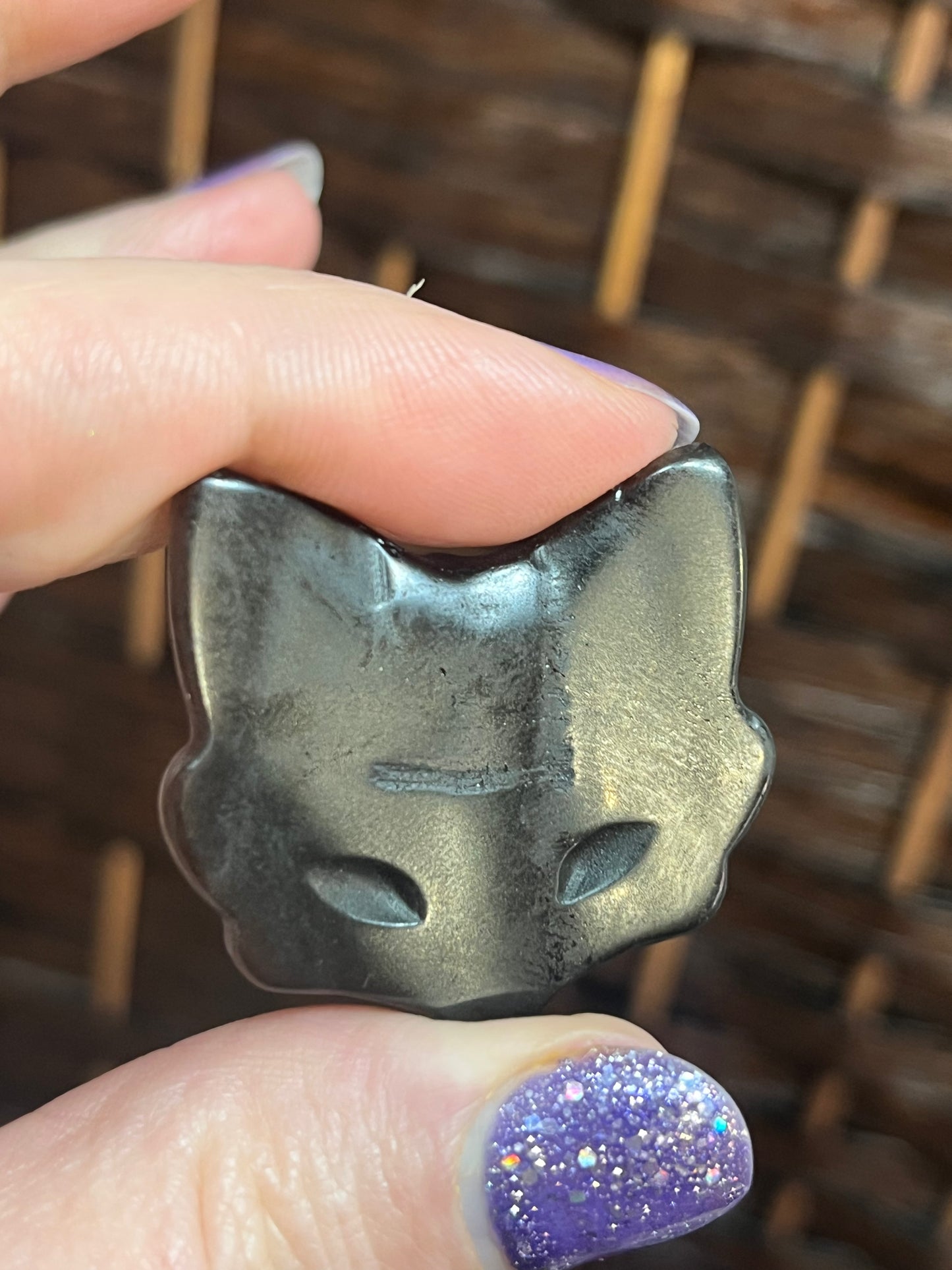 Fox mask: Obsidian