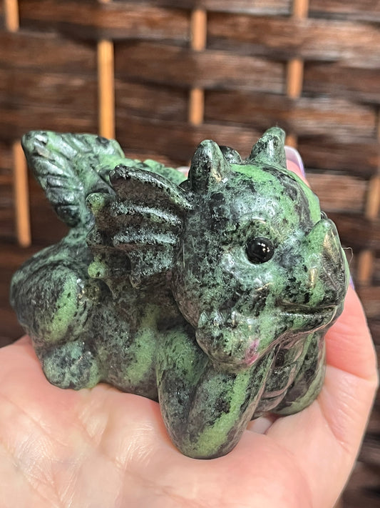 Dragon: Ruby in Zoisite