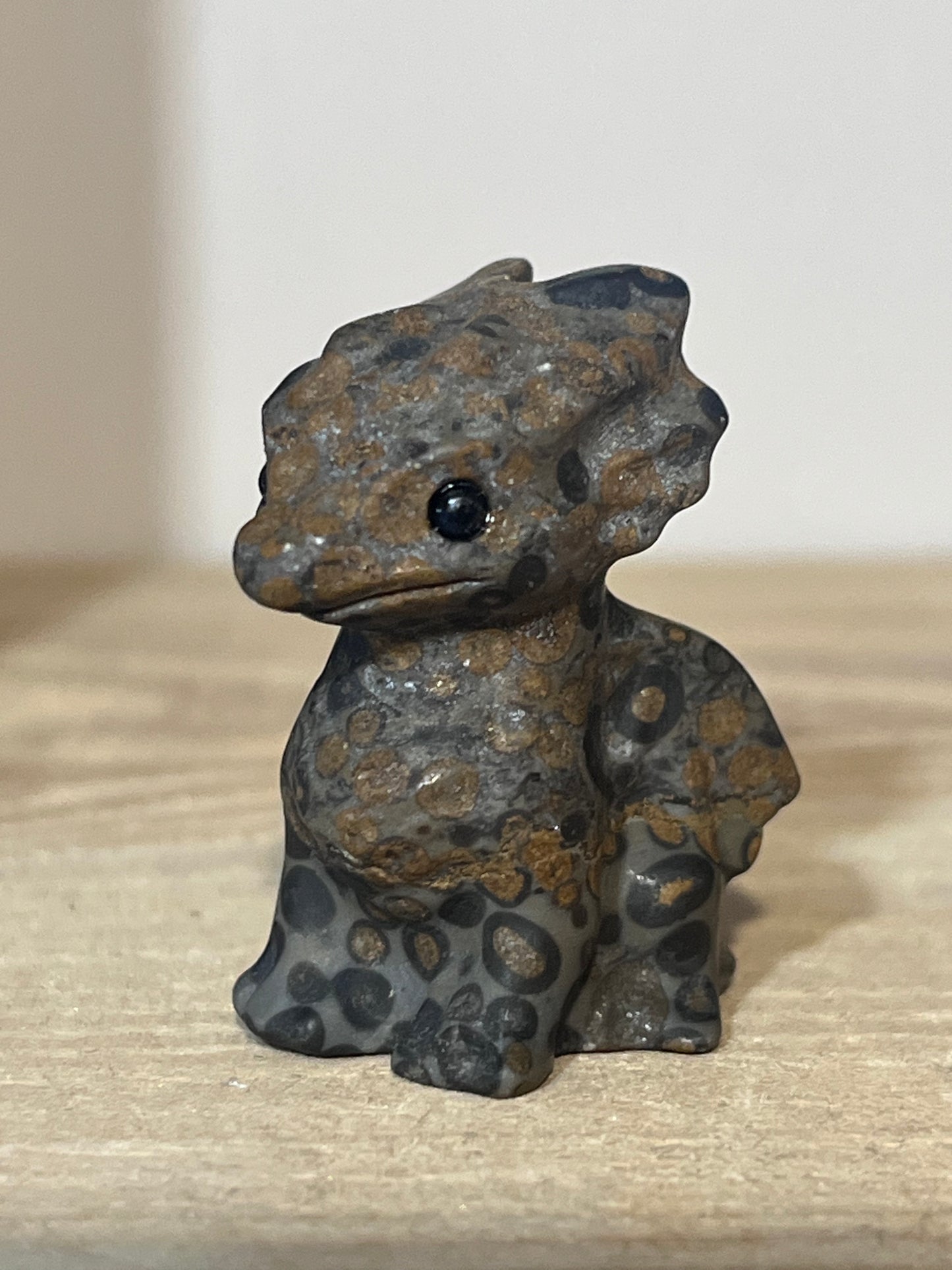 🐉 Leopard Skin Jasper Dragon | Grounding • Strength • Stability