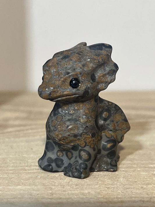 🐉 Leopard Skin Jasper Dragon | Grounding • Strength • Stability