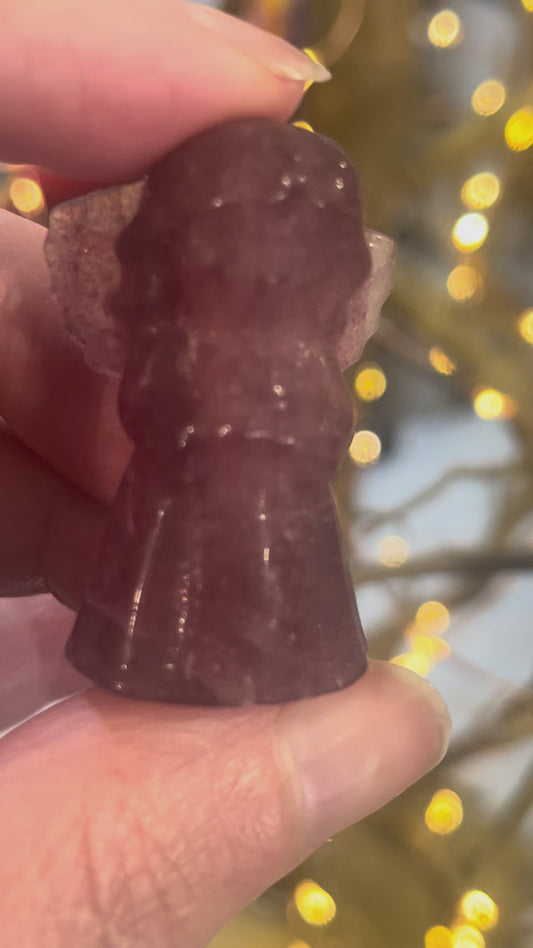 👼 Strawberry Quartz Angel | Love • Joy • Emotional Balance