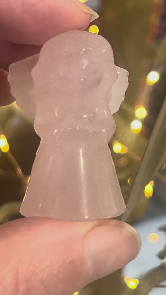 👼 Rose Quartz Angel | Love • Compassion • Emotional Healing