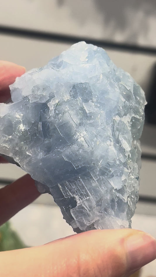 🩵 Celestite 231g | Calm • Peace • Communication