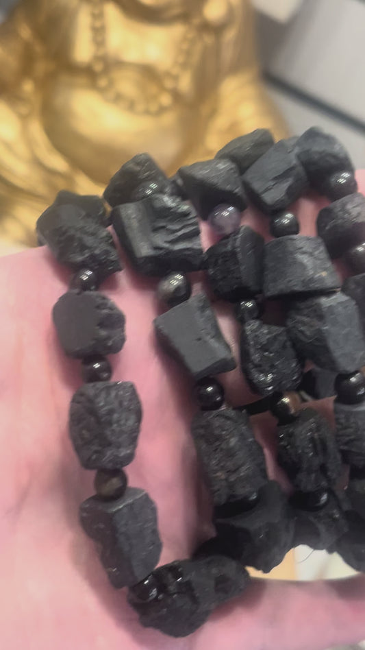 🖤 Black Tourmaline Protection Bracelet | One Chosen at Random