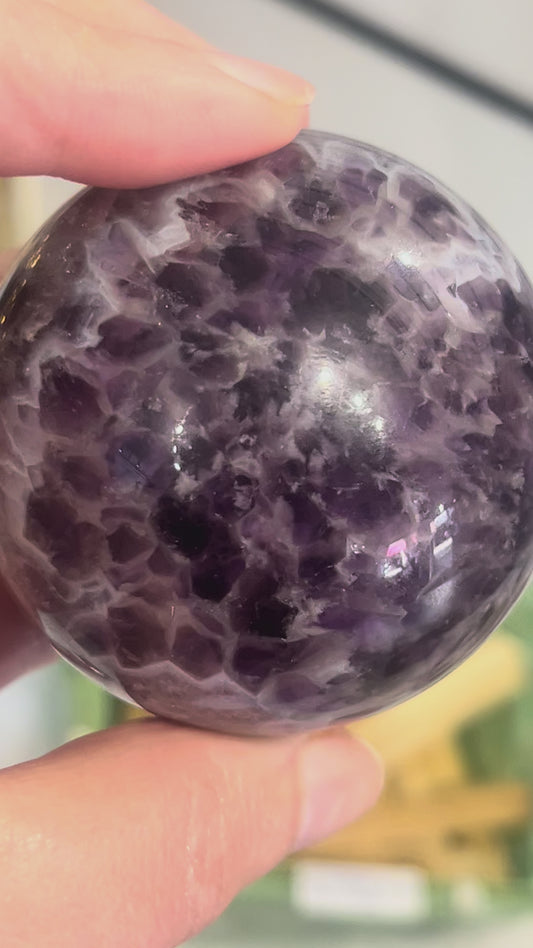 💜 Dream Amethyst Sphere 270g | Calm • Intuition • Balance