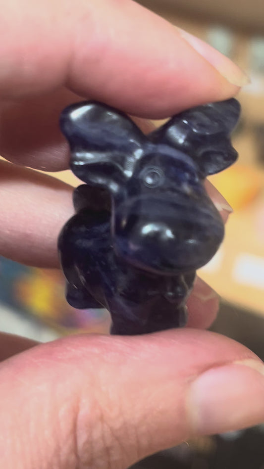 🦌 Sodalite Reindeer | Communication • Clarity • Intuition